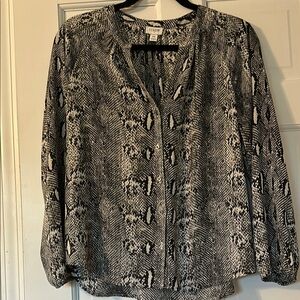 JCrew Black and White Women's Top